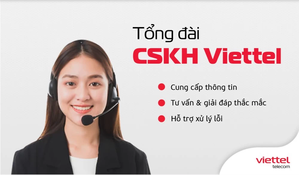 Tổng Đài Hỗ Trợ Sự Cố Viettel 18008119 bấm số 5