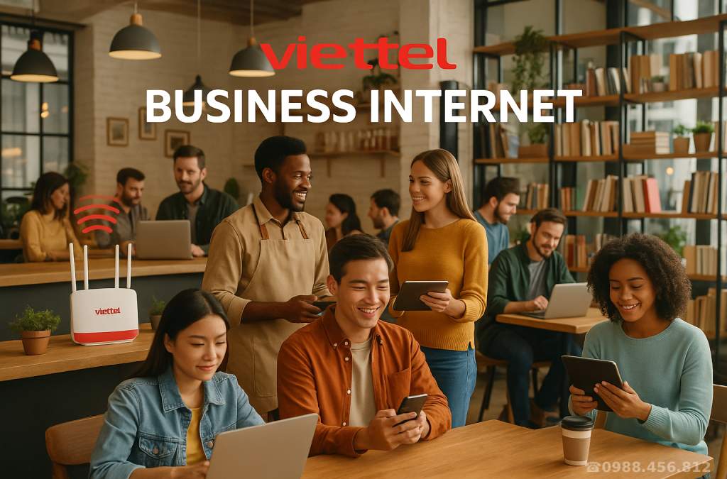 Gói cước wifi viettel cho doanh nghiệp, văn phòng trang bị ip tĩnh, tốc độ đi quốc tế cao