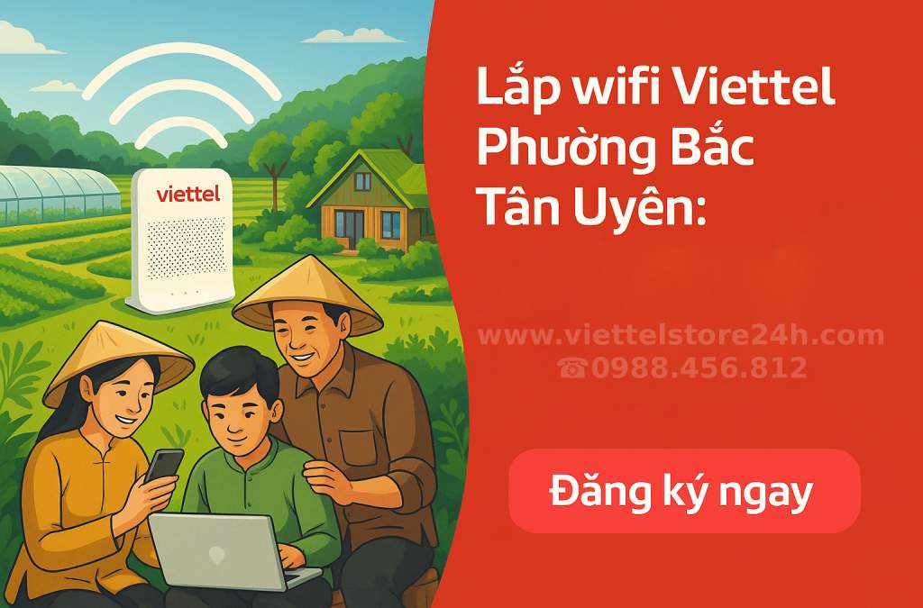 Lắp wifi Viettel Phường Bắc Tân Uyên Chỉ Với 180.000đ